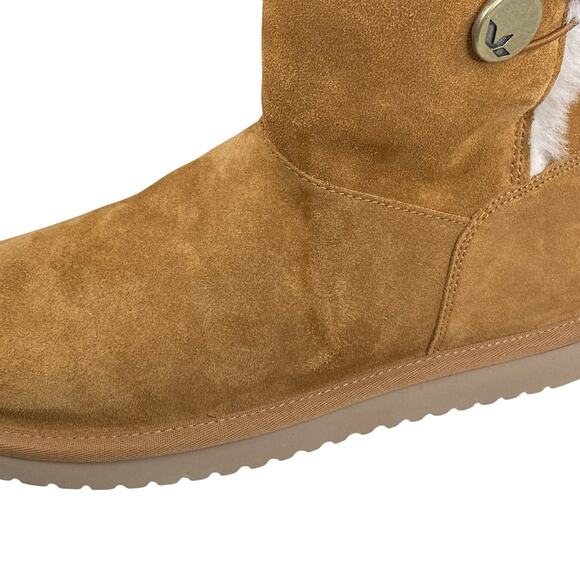 Koolaburra X UGG Women’s Kinslei Brown Suede Winter Boots Size US 7 - Picture 10 of 11